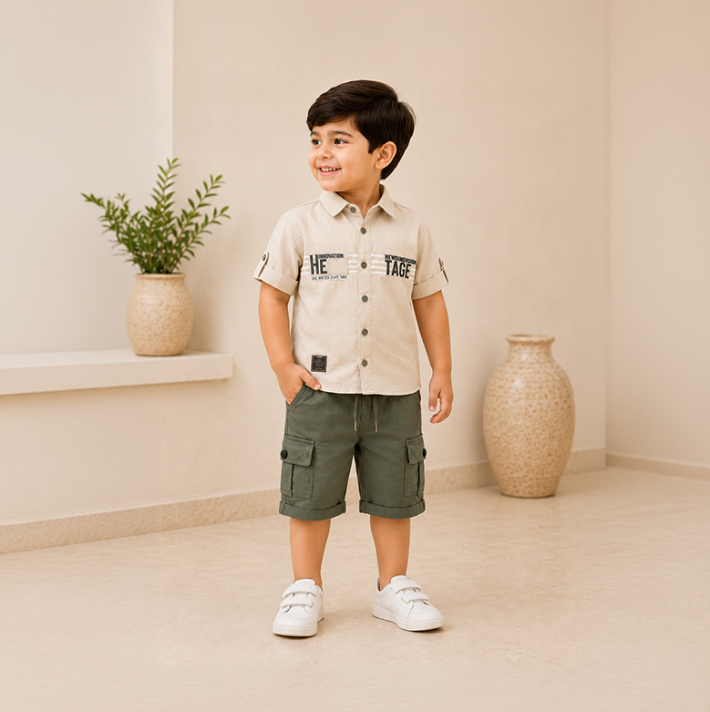 Off white & Green